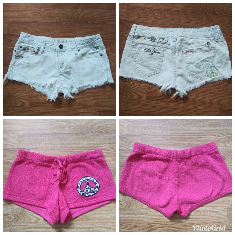 2 for 1 shorts size 3 - 5